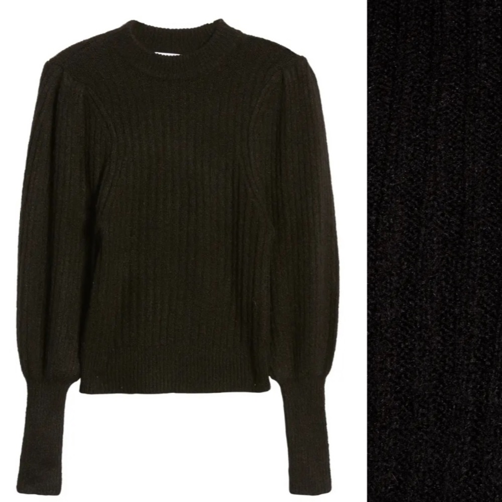 NWT Keith Juliet Sleeve Sweater